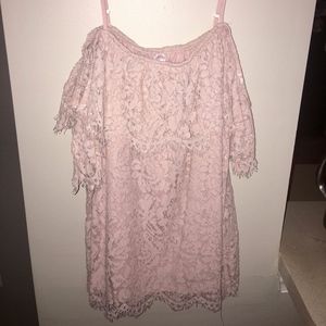 Pink Spaghetti Strap Top
